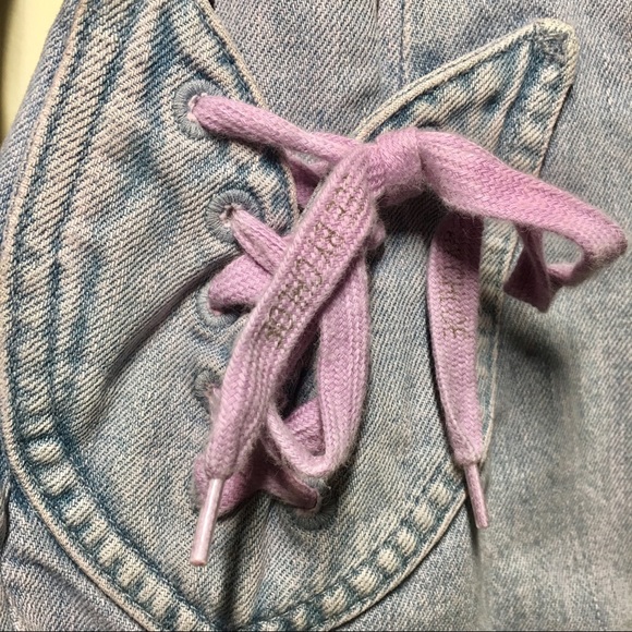 See by Chloe Vintage Lavender Blue Long Sleeve Denim Jacket | Blazer Size 10 - Picture 4 of 8